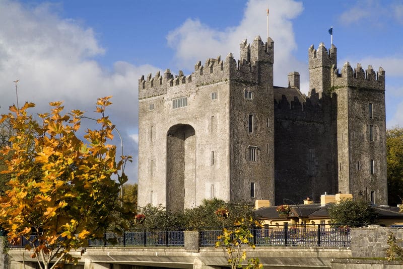 Bunratty Castle, a once medieval fortress, is one of the best castles in Ireland. 