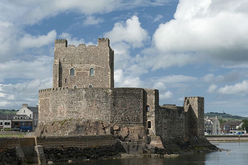 Carrickfergus Castle, another of the best castles in Ireland. 