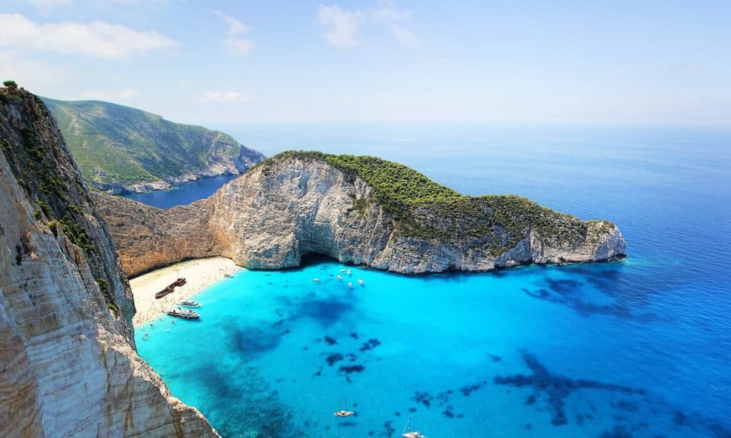 Zakynthos is one of the best Greek islands for beaches.