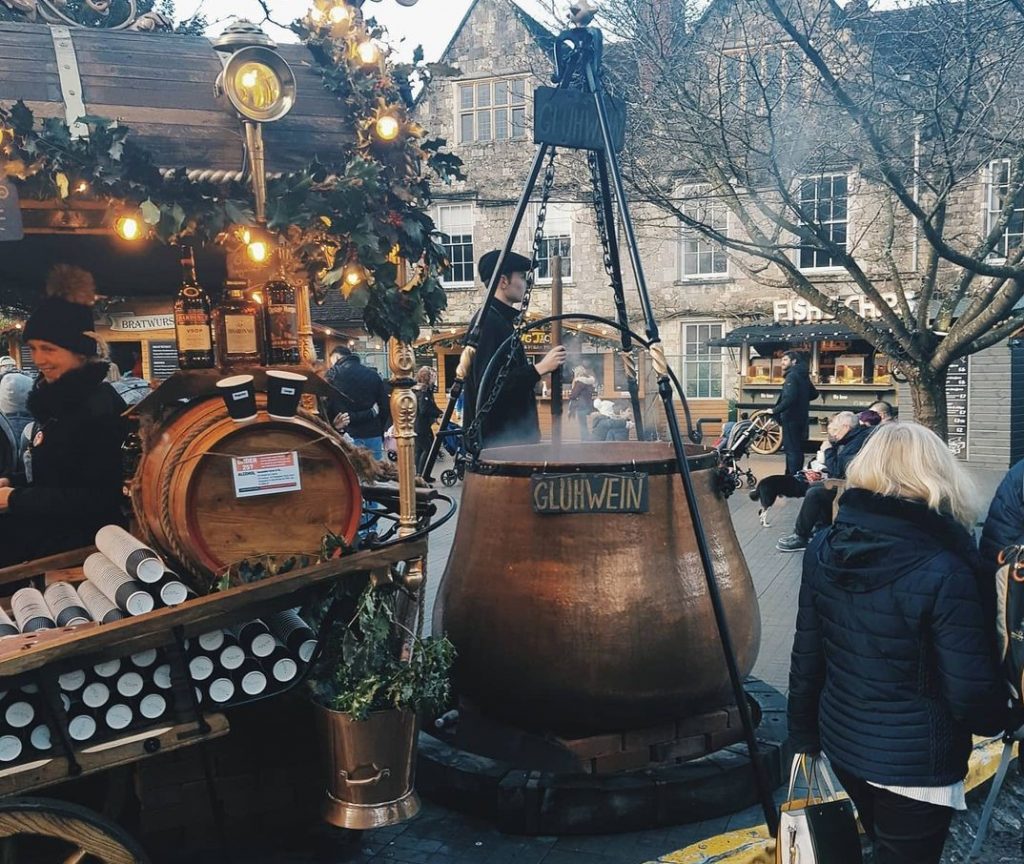 Winchester Christmas Market boasts an ice rink and an electric atmosphere.