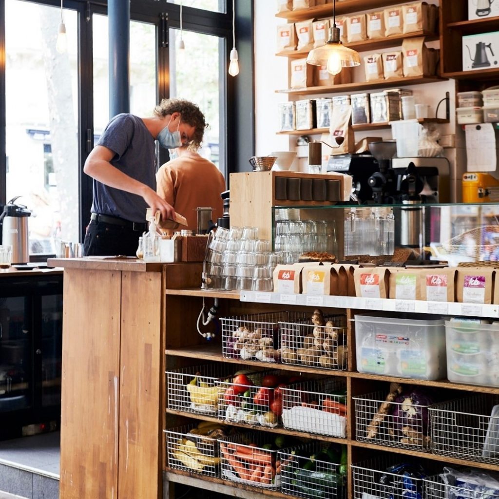 KB Cafe Shop is popular among Parisians.