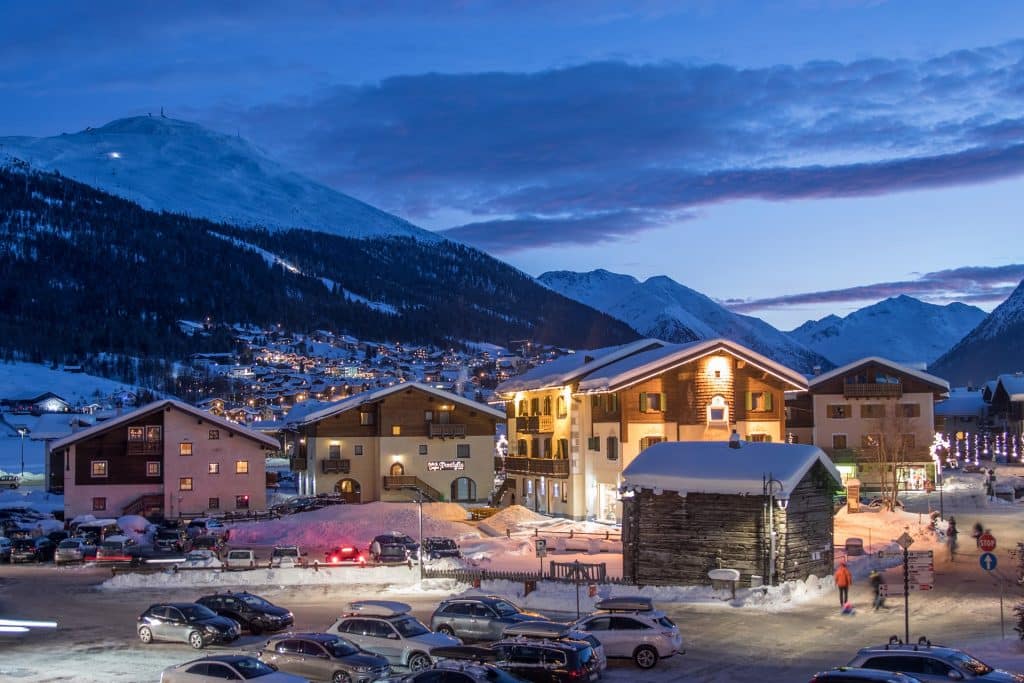 Livigno is home to world-renowned ski parks.