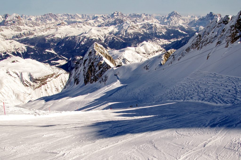 Arabba-Marmolada is one of the best places for ski holidays in Italy.