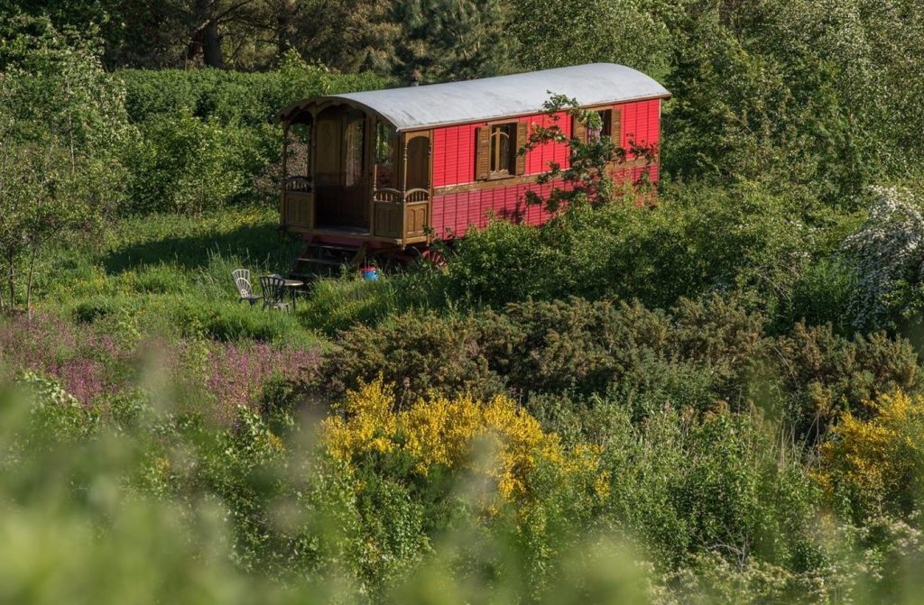 Roulotte Retreat is one of the most amazing places for glamping in Scotland.