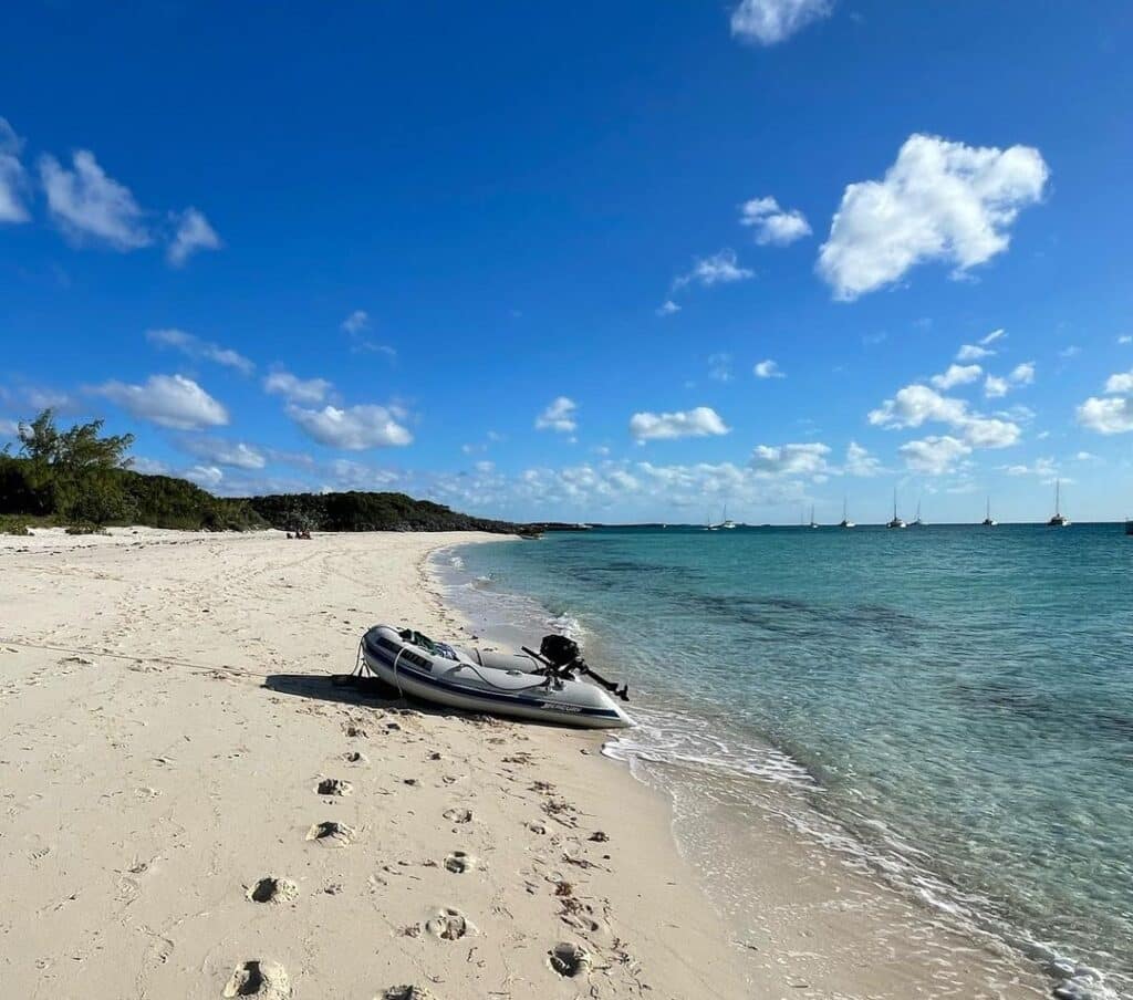 Highborne Cay Beach is one of the best beaches in the Bahamas.