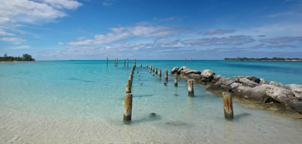 Jaw's Beach is one of the best beaches in the Bahamas.