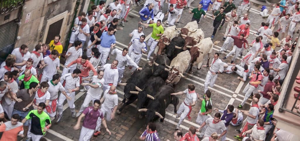 Running with the bulls is one of the most extreme thrill-seeking activities on earth.