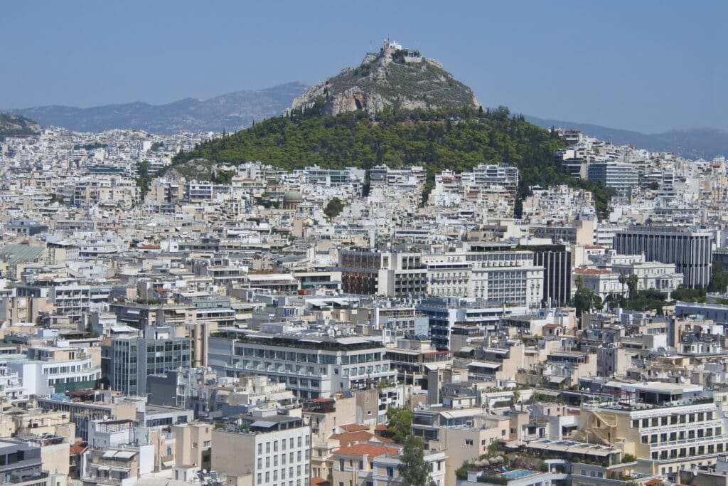 A drink with a view is one of the best things to do in Athens.