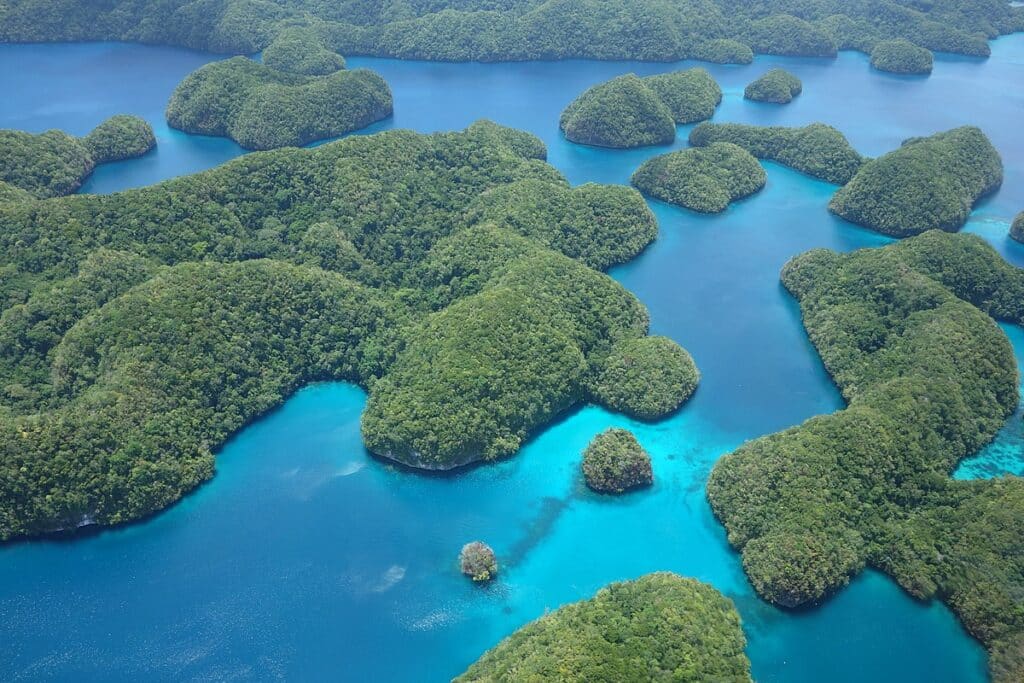 Palau is one of the hottest countries in the world.