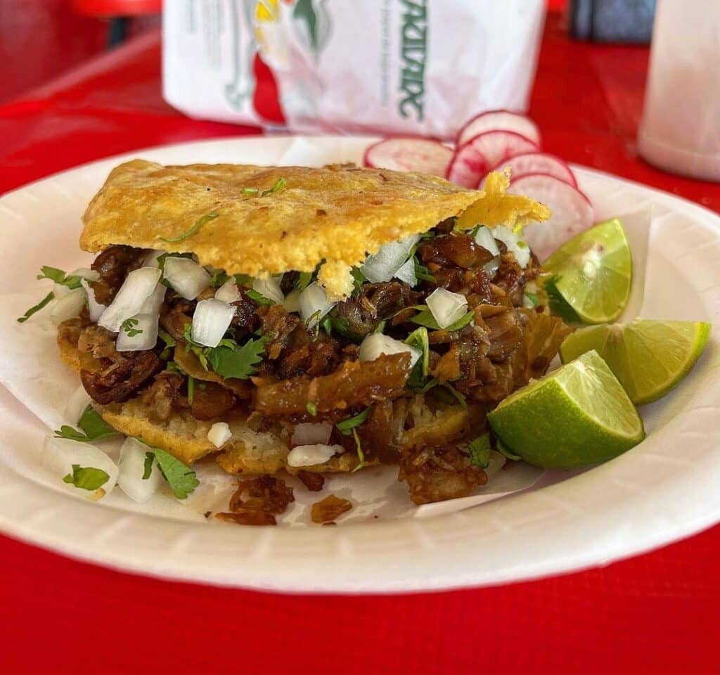 Gorditas are one of the best Mexican street foods you should try.