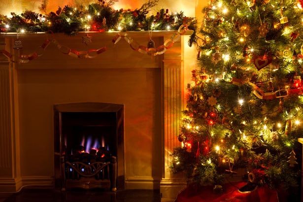 Shoes in front of the fireplace is one of the common Christmas traditions in France.