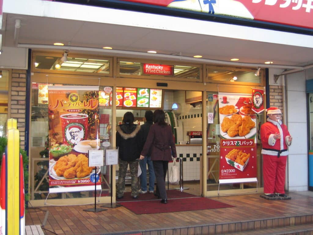 KFC for Christmas dinner in Japan is one of the most unique Christmas traditions from around the world. 