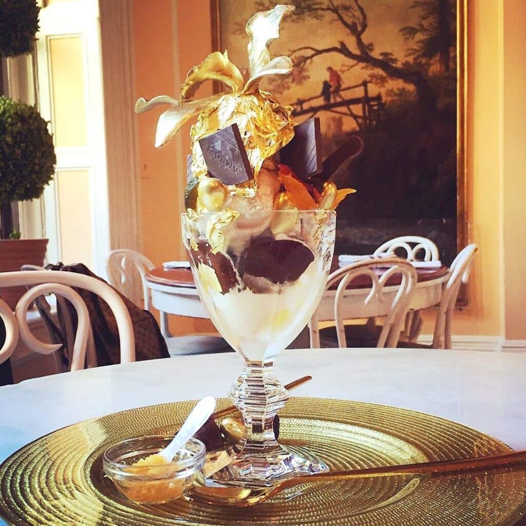 The Golden Opulence sundae.