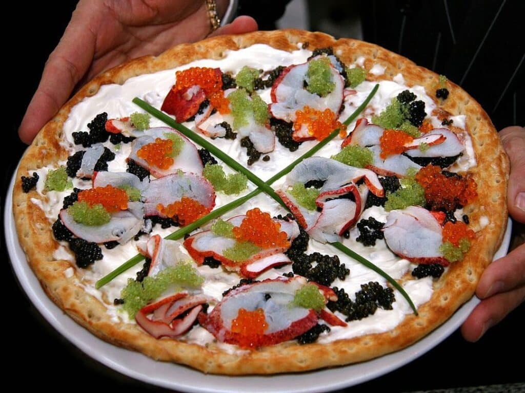 The Louis XIII Pizza is one of the most expensive meals in the world.