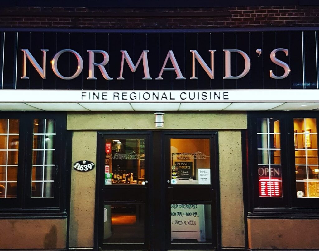 Normand's Restaurant is great for delectable French cuisine.