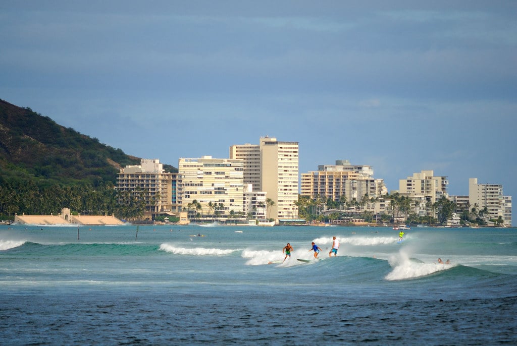 Surfing is one of the best things to do in Waikiki.