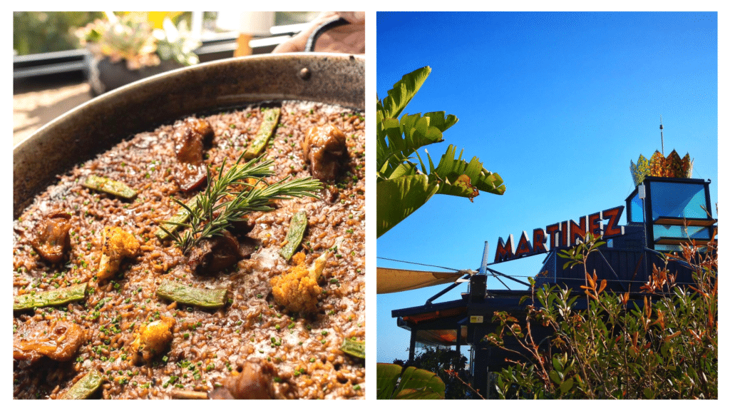 You can find some of the best paella in Restaurante Martinez.