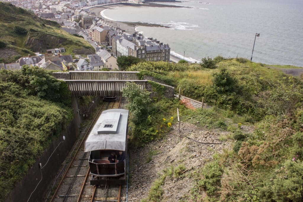 The cliff railway is one of the best things to do in Aberystwyth.