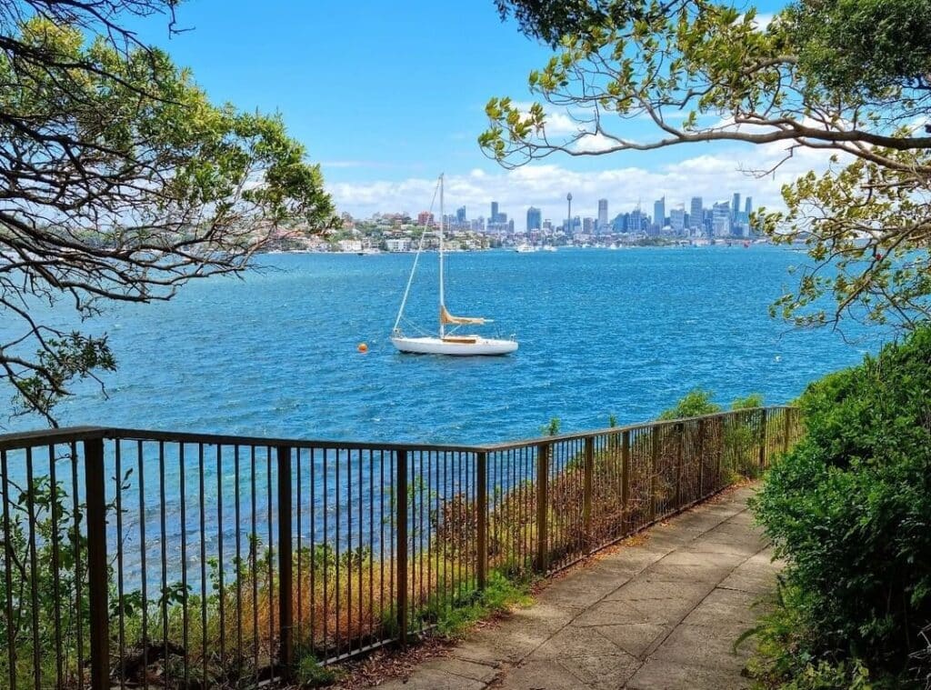 Hermitage Foreshore takes in the city skyline