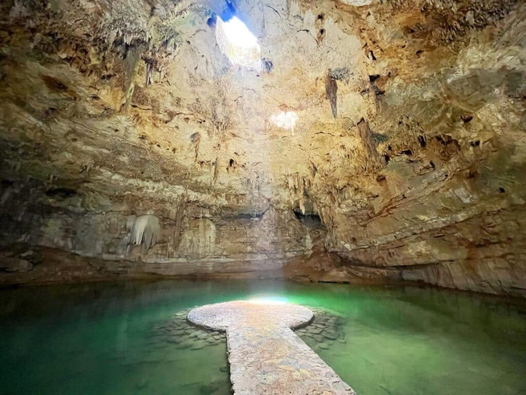 The Yucatan Peninsula is filled with incredible natural sinkholes.