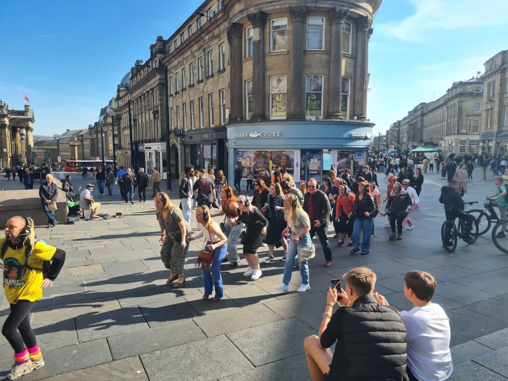 Silent disco is one of the best hen do ideas for Newcastle.