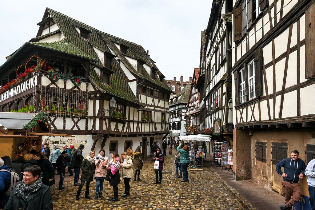 La Petite France is one of the best places for street food in France.