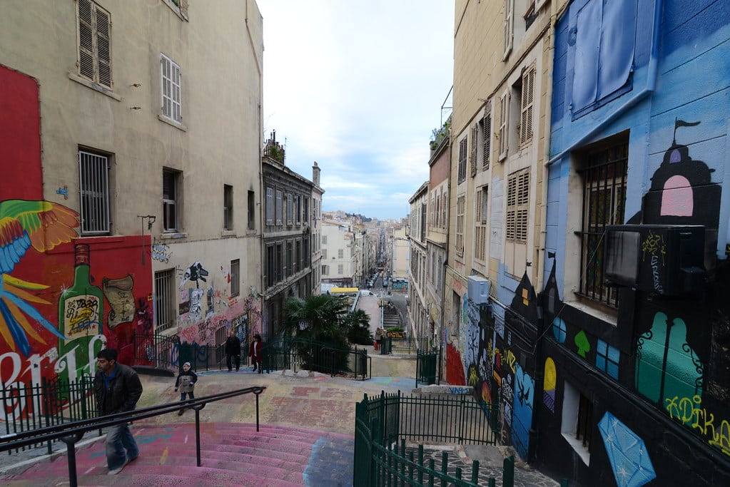 Le Panier is one of the best places for street food in France.