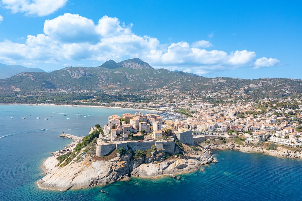 Think Corsica and the French Riviera.