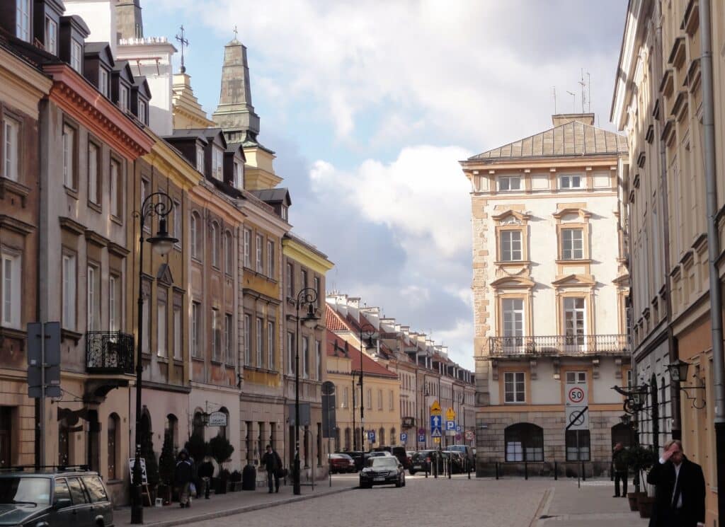 Picture of Warsaw Poland as one of the cheapest European city breaks in 2024.