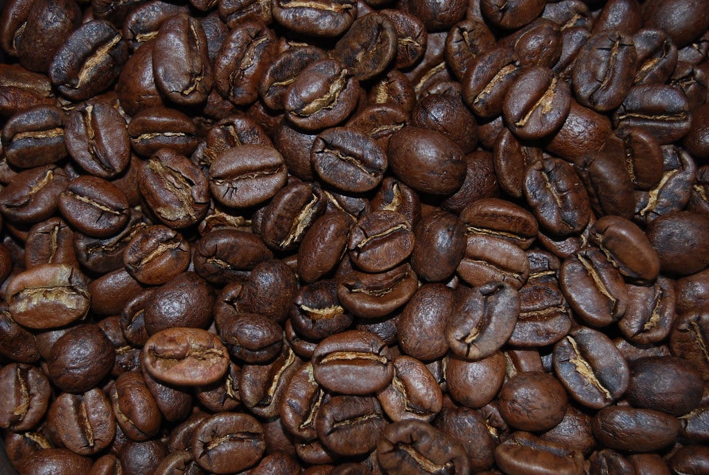 Picture of roasted Costa Rica Coffee.