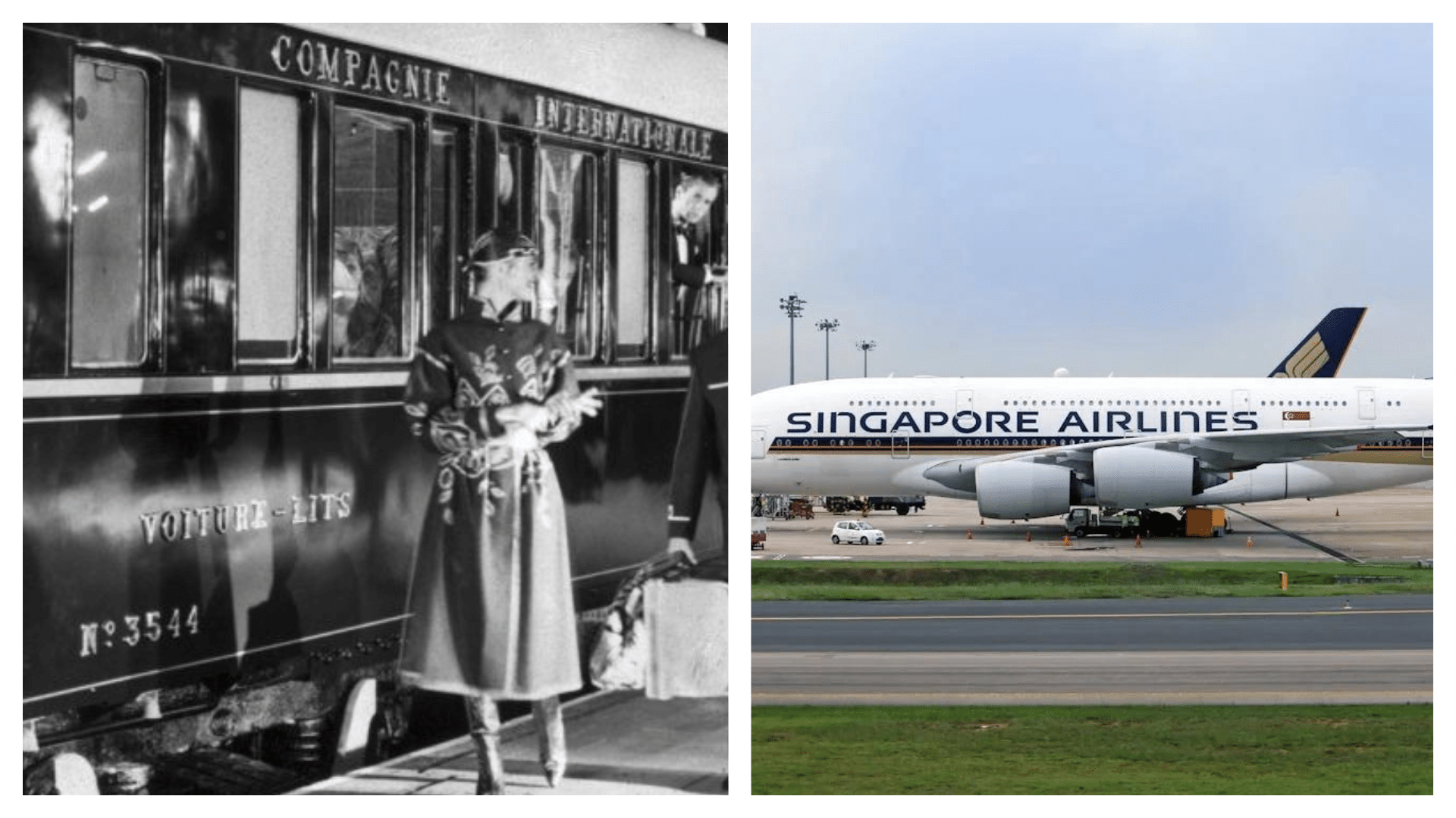 ORIENT Express 1900s vs. Singapore AIRLINES 2024